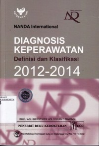 Image of Diagnosis keperawatan. Definisi dan klasifikasi 2012-2014