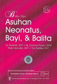 Image of Buku ajar asuhan neonatus bayi dan balita