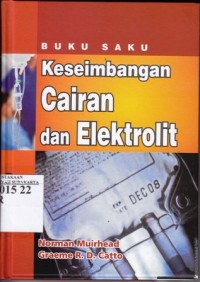 Image of Buku saku keseimbangan cairan dan elektrolit