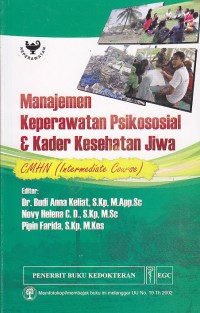 Image of Manajemen keperawatan psikososial dan kader kesehatan jiwa. CMHN Intermediate Cource