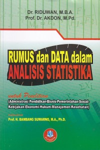 Image of Rumus dan data analisis statistika