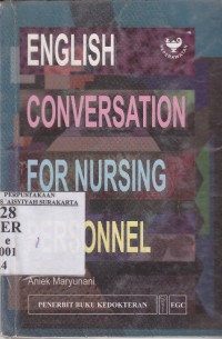 Image of English conversation for nursing personel