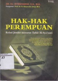 Image of Hak-hak perampuan relasi jender menurut tafsir Al-Sya'rawi