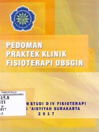Image of Pedoman praktek klinik fisioterapi obsgin