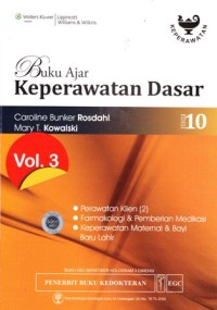 Image of Buku ajar keperawatan dasar Vol 3
