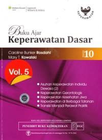Image of Buku ajar keperawatan dasar Vol 5
