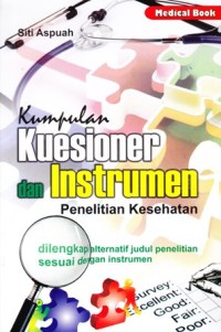 Image of kumpulan kuesioner dan instrumen penelitian kesehatan