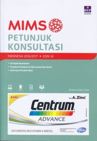 Image of MIMS petunjuk konsultasi Indonesia 2016/2017