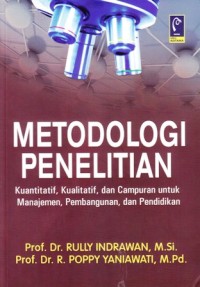 Image of Metodologi penelitian kuantitatif kualitatif dan campuran untuk manajemen pembangunan dan pendidikan