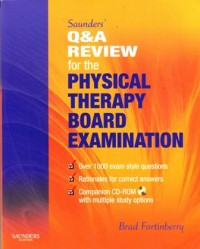 Image of Sauder's Q&A review for the physical theraphy board examination