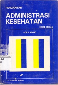 Image of Pengantar administrasi kesehatan