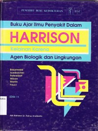 Image of Buku Ajar Penyakit Dalam Harrison KElainan Karena Agen Biologik dan lingkungan
