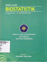 Image of Buku ajar biostatistik. Program Studi S1 Keperawatan