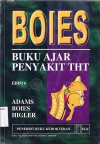 Image of BOIES: Buku Ajar Penyakit THT (BOIES Fundamentals of Otolaryngologi)