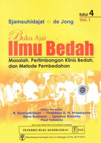Image of Buku ajar ilmu bedah masalah pertimbangan klinis bedah dan metode pembedahan edisi 4 vol 1