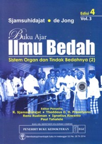 Image of Buku ajar ilmu bedah sistem organ dan tindak bedahnya (2) edisi 4 vol 3