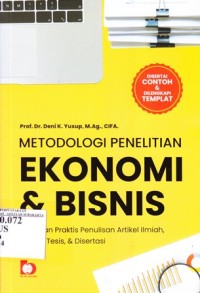 Image of Metodologi Penelitian Ekonomi & Bisnis