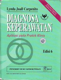 Image of Diagnosa Keperawatan : Aplikasi pada Praktik Klinis