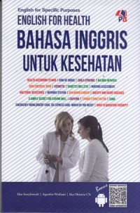 Image of English For Specific Purposes: English For HEalth bahsa inggris untu kesehatan