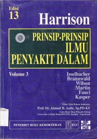 Image of Harison Prinsip - PRinsip Ilmu Penyakit Dalam. vol. 3