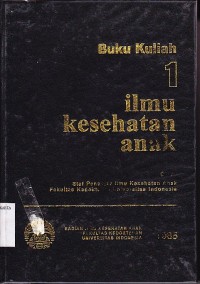 Image of Buku kuliah ilmu kesehatan anak 1