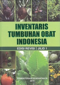 Image of Inventaris tumbuhan obat indonesia edisi revisi I jilid 1