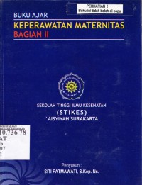 Image of Buku Ajar Keperawatan Maternitas Bagian II