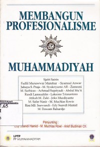 Image of Membangun profesionalisme muhammadiyah