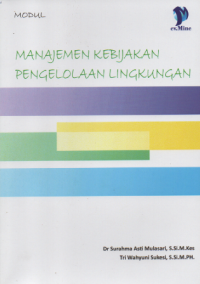 Image of Manajemen Kebijkan Pengelolaan Lingkungan