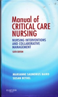 Image of Manual of critical care nursing.nursing interventions and collaborative management