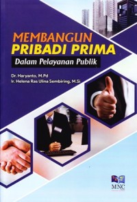 Image of Membangun pribadi prima dalam pelayanan publik