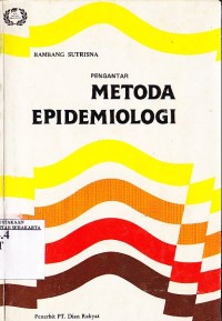 Image of Pengantar Metoda Epidemiologi