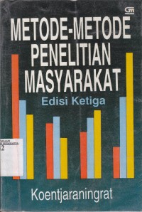 Image of Metode-metode penelitian masyarakat
