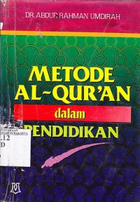 Image of Metode Al Qur'an dalam pendidikan