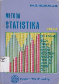 Image of Metode statistik