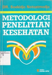 Image of Metodologi Penelitian Kesehatan