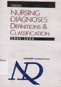Image of Nursing Diagnoses : Definition & Clasification 2005 - 2006