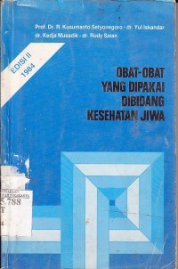 Image of Obat - Obatan yang Dipakai di Bidang Kesehatan Jiwa